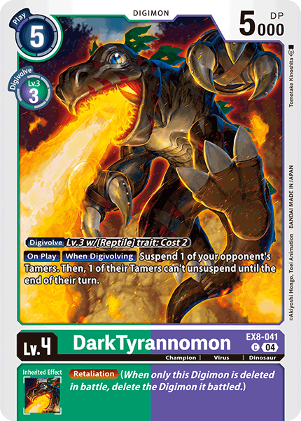EX08-041, C, DarkTyrannomon