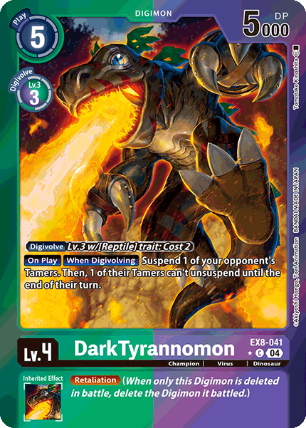 EX08-041, C, DarkTyrannomon (Foil)