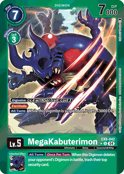 EX08-042, UC, MegaKabuterimon (Foil)