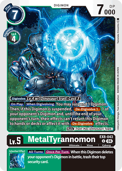 EX08-043, UC, MetalTyrannomon