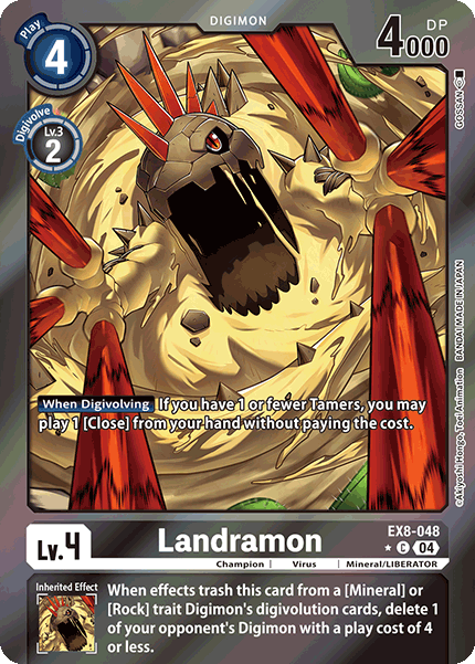 EX08-048, C, Landramon (Foil)