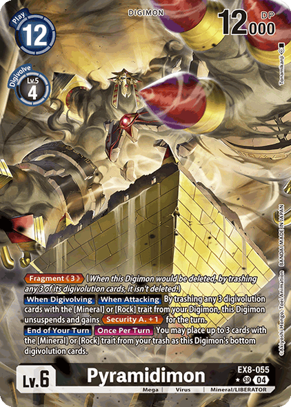 EX08-055, SR, Pyramidimon (Alternate Art)