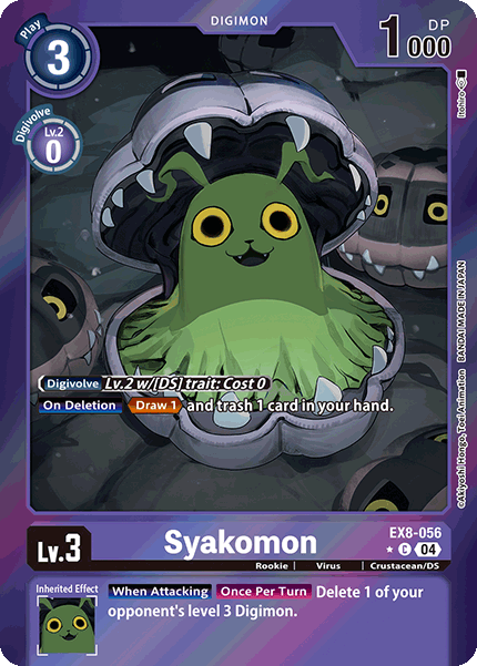 EX08-056, C, Syakomon (Foil)