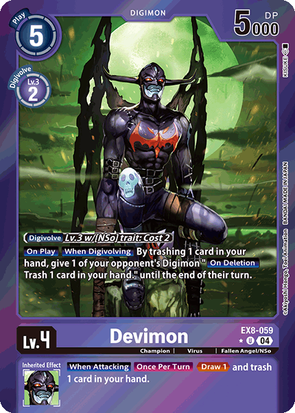 EX08-059, UC, Devimon (Foil)