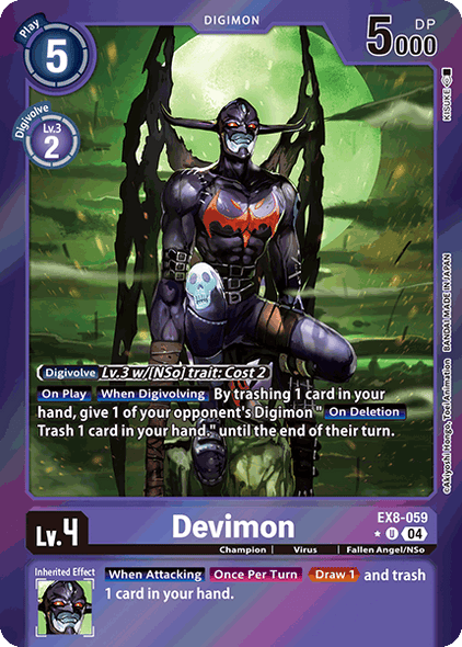 EX08-059, UC, Devimon (Foil)