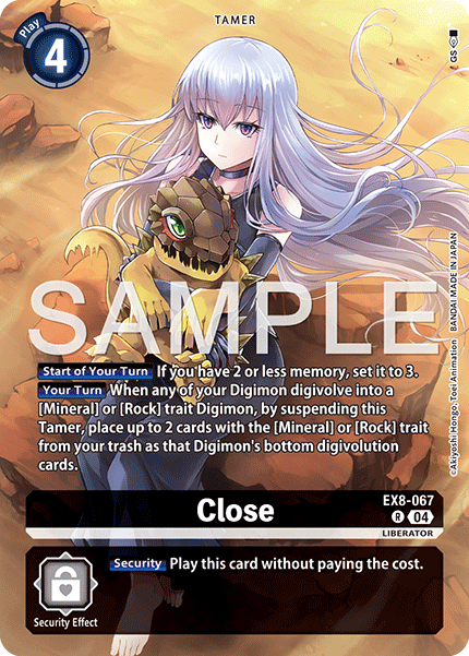 EX08-067, R, Close (PB22 Alternate Art)