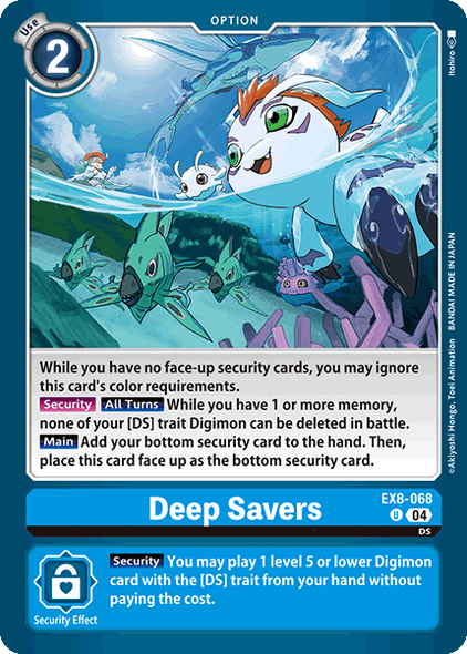 EX08-068, UC, Deep Savers