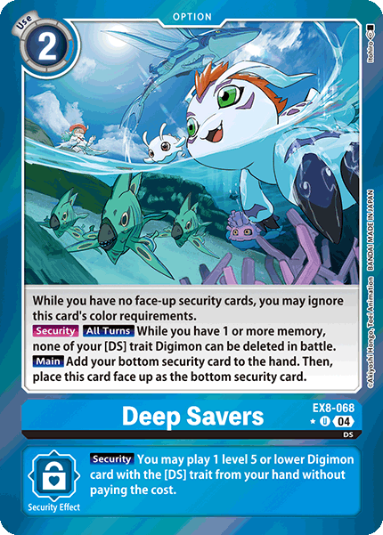 EX08-068, UC, Deep Savers (Foil)
