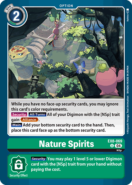EX08-069, UC, Nature Spirits