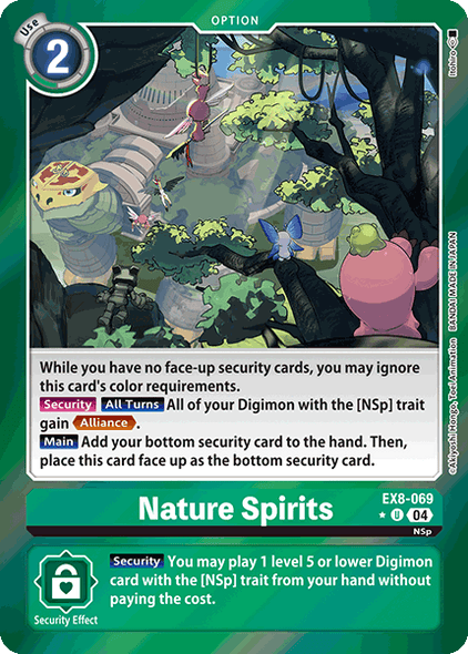 EX08-069, UC, Nature Spirits (Foil)