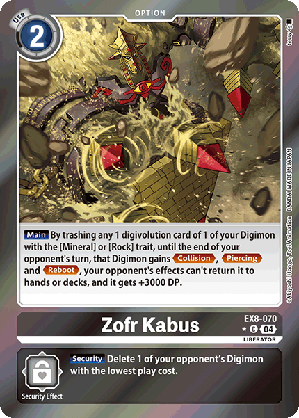 EX08-070, C, Zofr Kabus (Foil)
