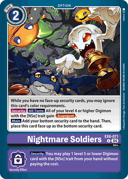 EX08-071, UC, Nightmare Soldiers