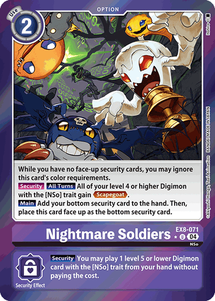 EX08-071, UC, Nightmare Soldiers (Foil)