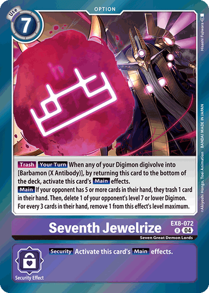 EX08-072, R, Seventh Jewelrize