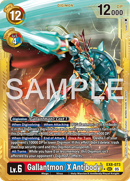EX08-073, SEC, Gallantmon (X Antibody) (AD1 Gold Reprint)