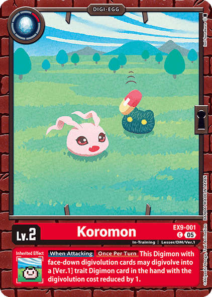 EX09-001, C, Koromon