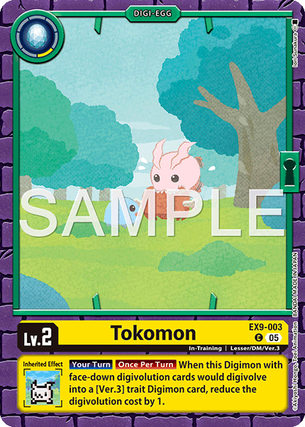EX09-003, C, Tokomon