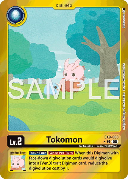 EX09-003, C, Tokomon (Foil)