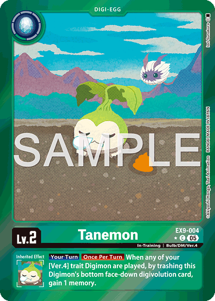 EX09-004, C, Tanemon (Foil)