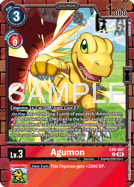 EX09-007, R, Agumon