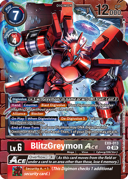 EX09-013, R, BlitzGreymon ACE