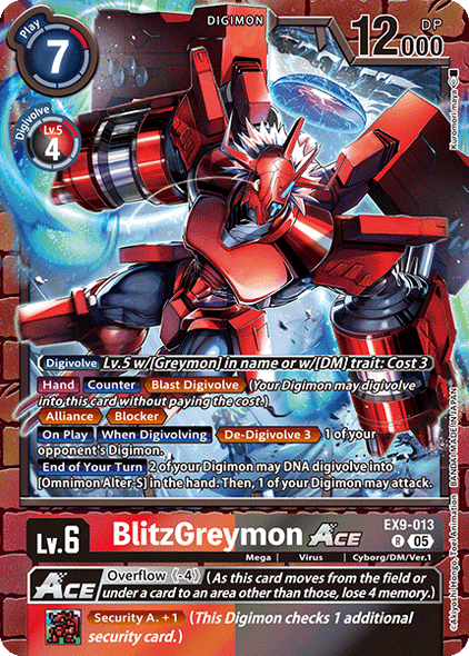 EX09-013, R, BlitzGreymon ACE