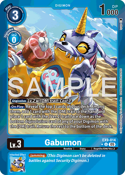 EX09-014, UC, Gabumon (Foil)