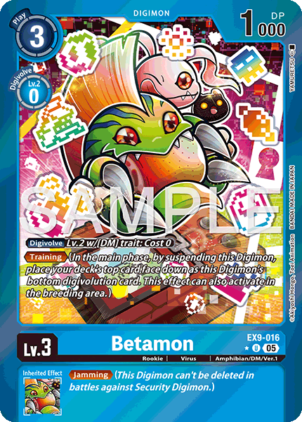EX09-016, UC, Betamon (Foil)