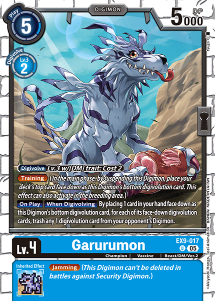 EX09-017, UC, Garurumon