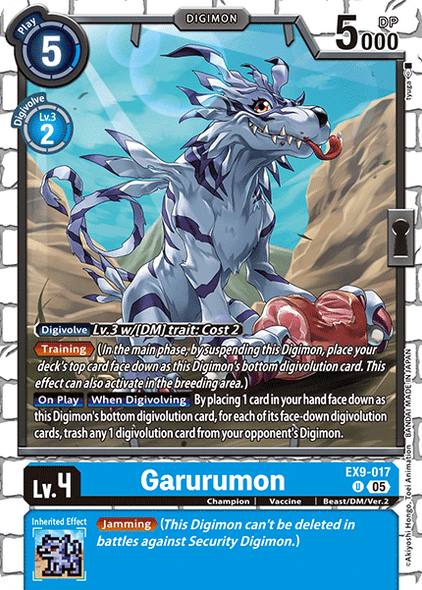 EX09-017, UC, Garurumon