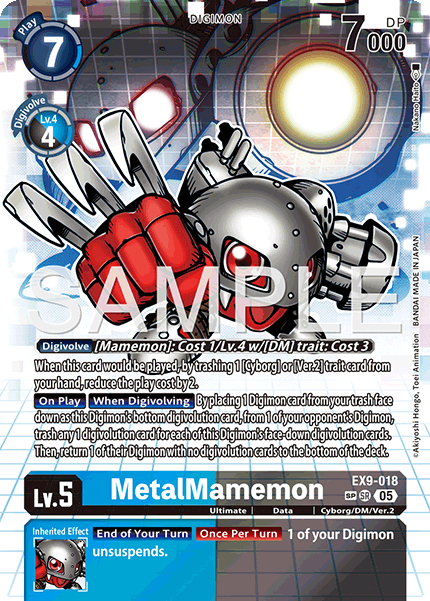 EX09-018, SR, MetalMamemon (Special Rare)
