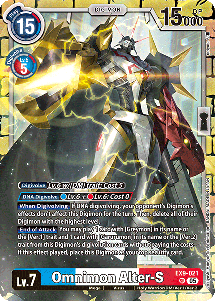 EX09-021, SR, Omnimon Alter-S
