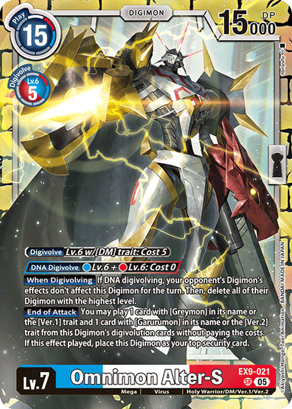 EX09-021, SR, Omnimon Alter-S