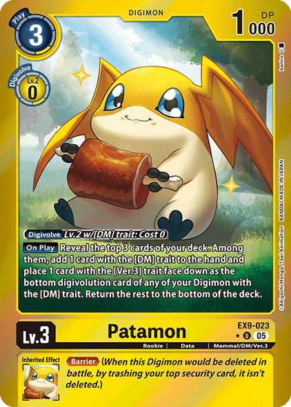 EX09-023, UC, Patamon (Foil)