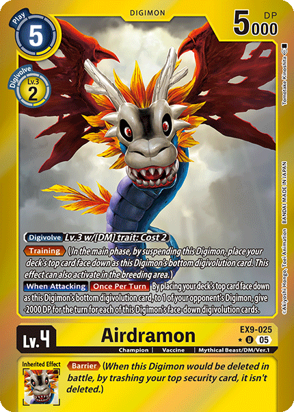 EX09-025, UC, Airdramon (Foil)