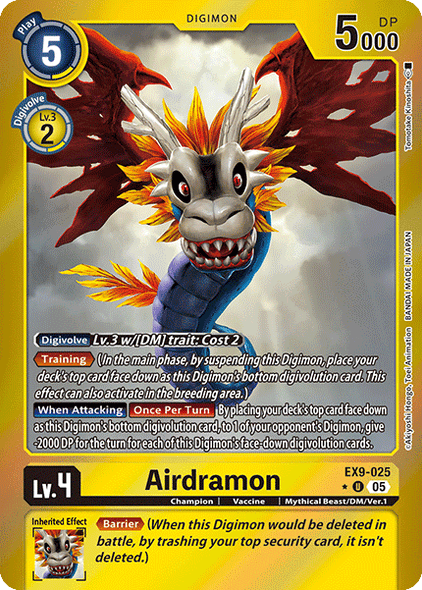 EX09-025, UC, Airdramon (Foil)