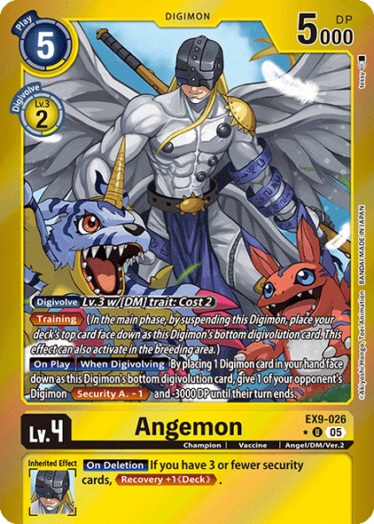 EX09-026, UC, Angemon (Foil)
