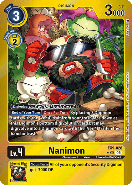 EX09-028, UC, Nanimon (Foil)