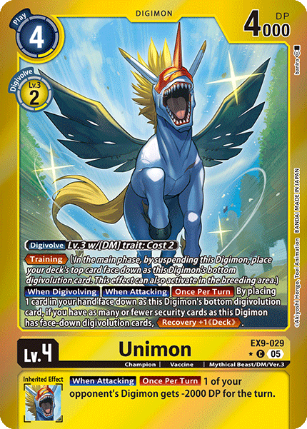 EX09-029, C, Unimon (Foil)