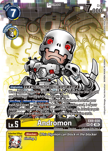 EX09-030, SR, Andromon (Special Rare)