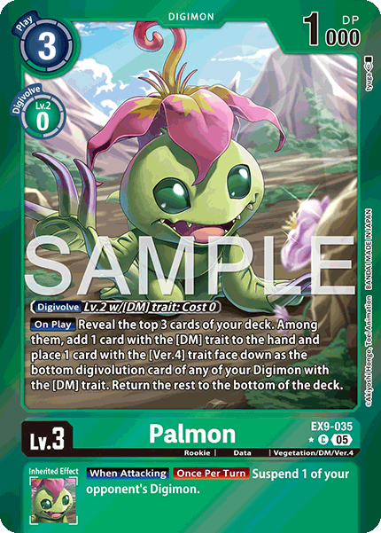 EX09-035, C, Palmon (Foil)