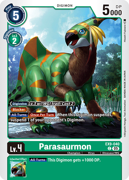EX09-040, C, Parasaurmon