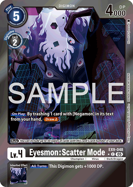 EX09-048, C, Eyesmon: Scatter Mode (Foil)