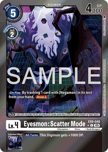 EX09-048, C, Eyesmon: Scatter Mode (Foil)