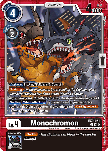 EX09-051, UC, Monochromon