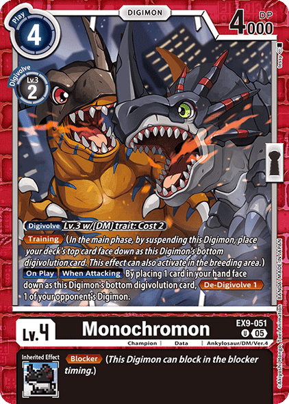 EX09-051, UC, Monochromon