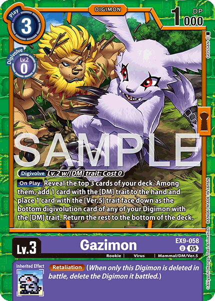 EX09-058, UC, Gazimon