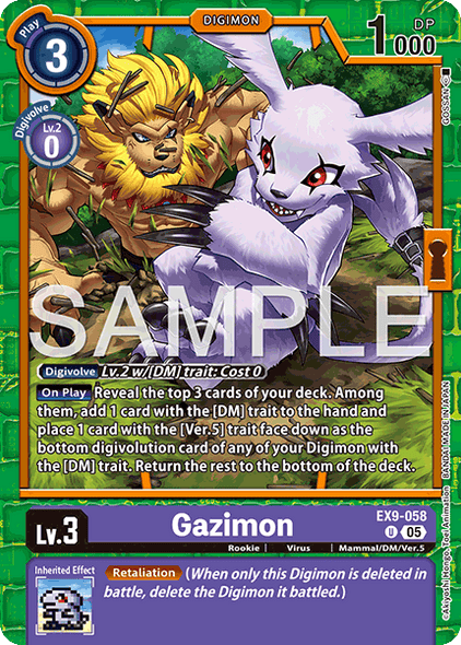 EX09-058, UC, Gazimon