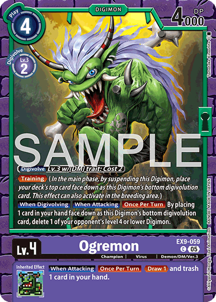 EX09-059, C, Ogremon