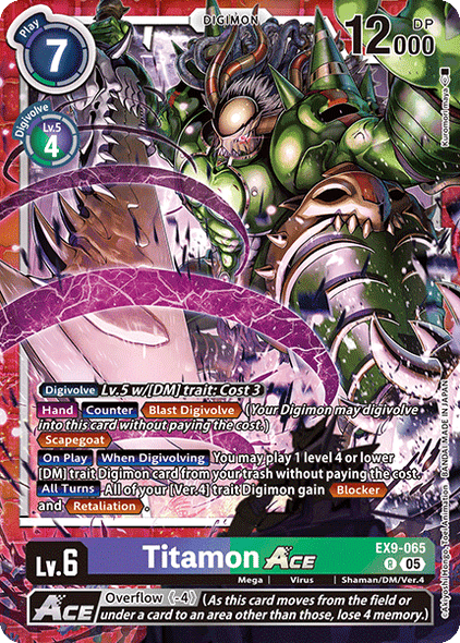 EX09-065, R, Titamon ACE